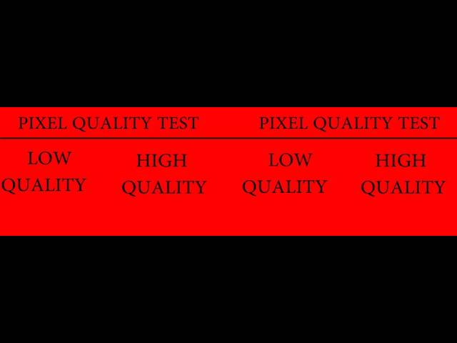 (joke) Pixels Explained - High Quality vs Low Quality pixel demo - project scorpio 3D UHD 8K pixels