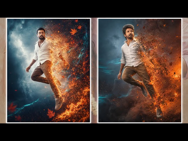 Instagram Trending Fire Particles Google Gemini Photo Editing Prompt Tutorial