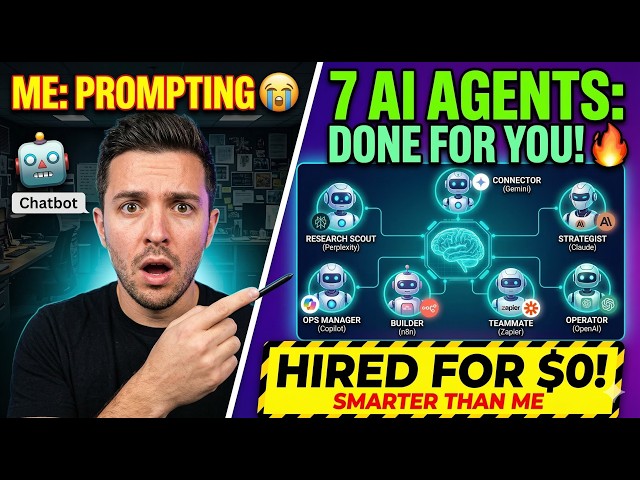Stop Prompting! 7 AI Agents That Do the Work FOR YOU