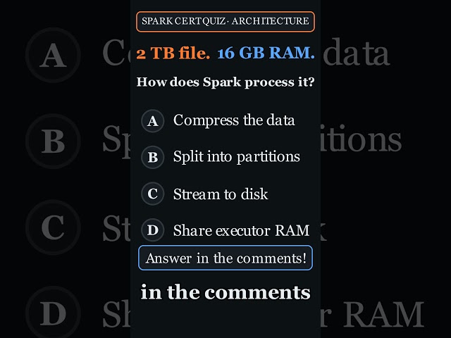 Can You Pass This Spark Certification Question? #apachespark #dataengineeringspark