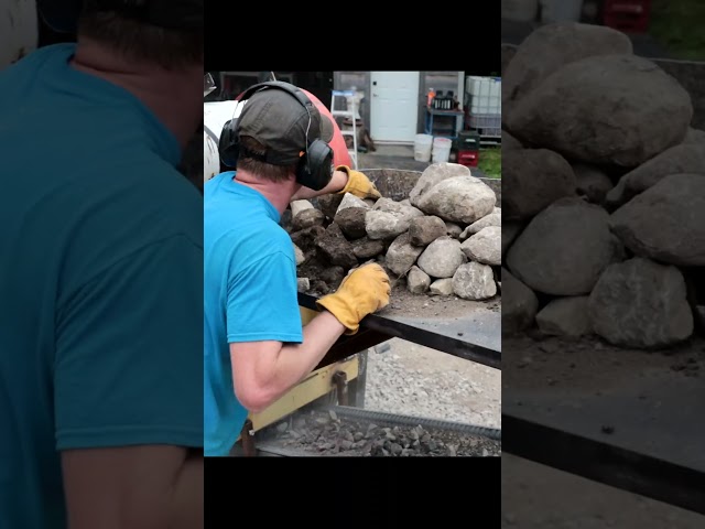 Crushing Mountains of Rock