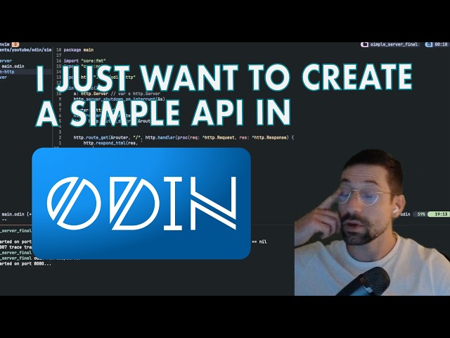 Build a REST API in Odin - Part 1