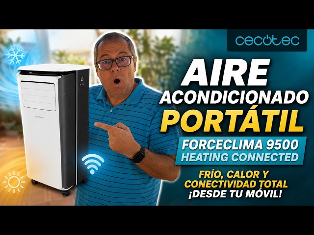 Cecotec ForceClima 9500 Heating Connected. Portable air conditioner for summer and winter