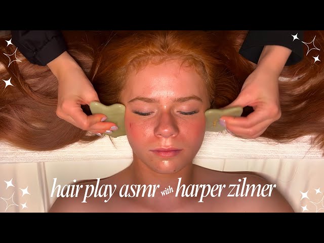 *New*  ASMR Hair Play & Scalp Massage with @harperzlimer