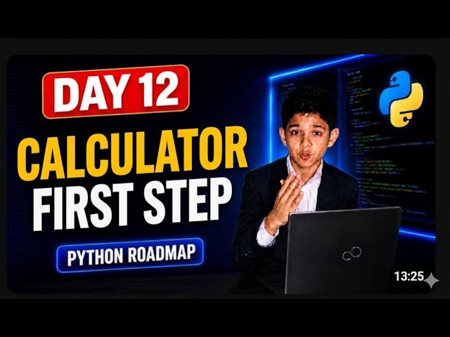 how to learn python |how to make a calculator:|step by step for beginners