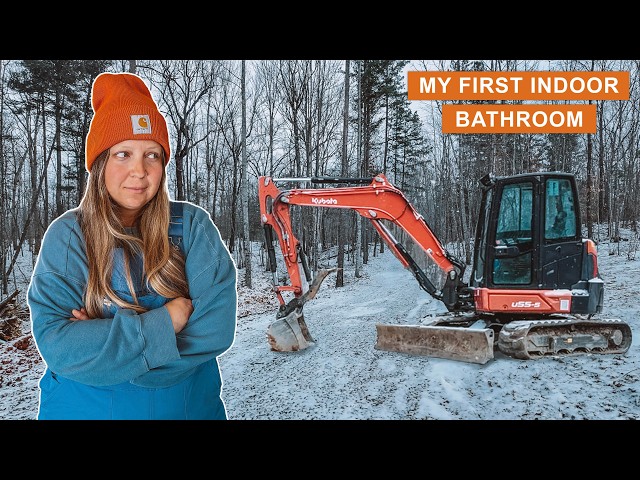 The Reality of Winter Building: Septic Installation Problems & Making the First Wall
