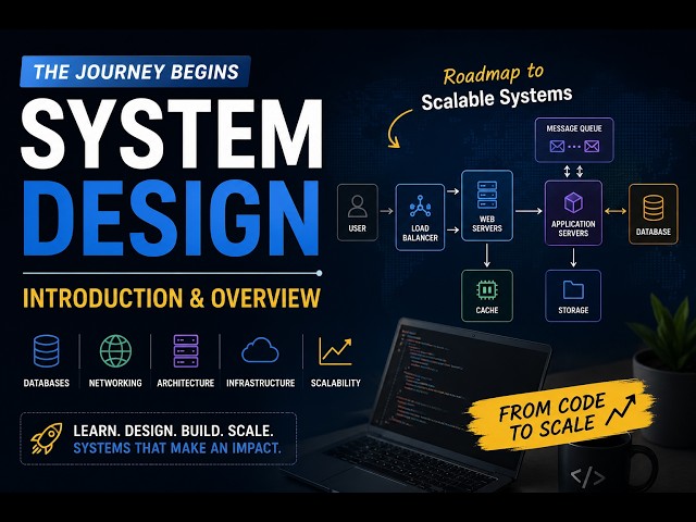 The System Design Journey Begins | Software Architecture, Databases, Networking & More