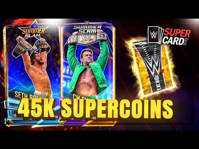 45K SUPERCOINS PACK OPENING ON MIXED BAGS!! - WWE SUPERCARD SEASON 12