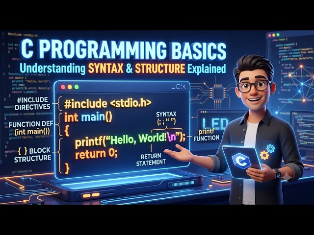 3.1) C Syntax और Structure की पूरी जानकारी: Easy Guide for Beginners