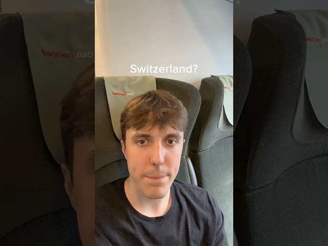 I got to see Switzerland on my way to Austria