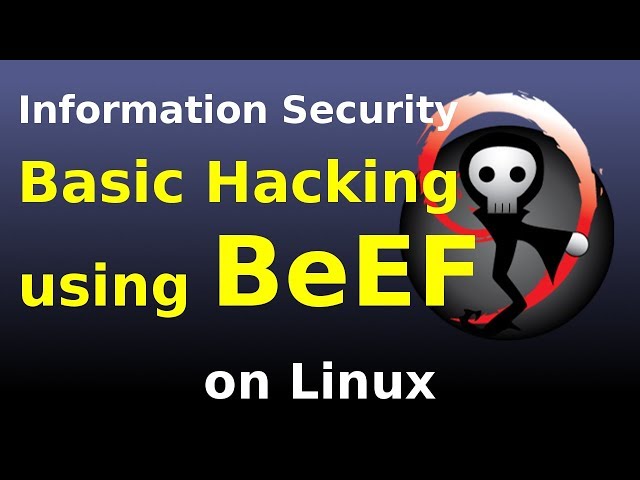 Basic hacking concepts: Using BeEF to attack browsers