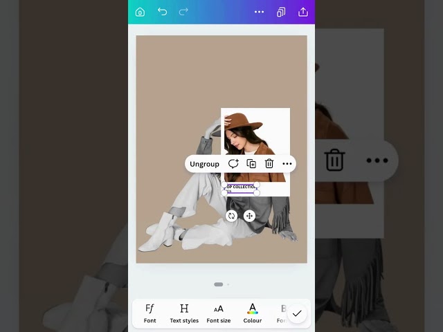 How to Create a Canva Fashion Poster Mockup Design