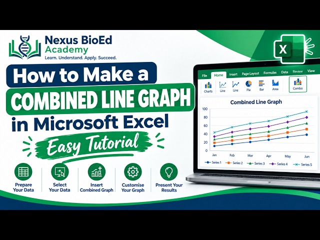 How to Make a Combined Line Graph in Microsoft Excel – Easy Tutorial