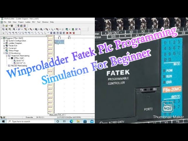 Winproladder Fatek Plc Programming & Simulation For Beginner