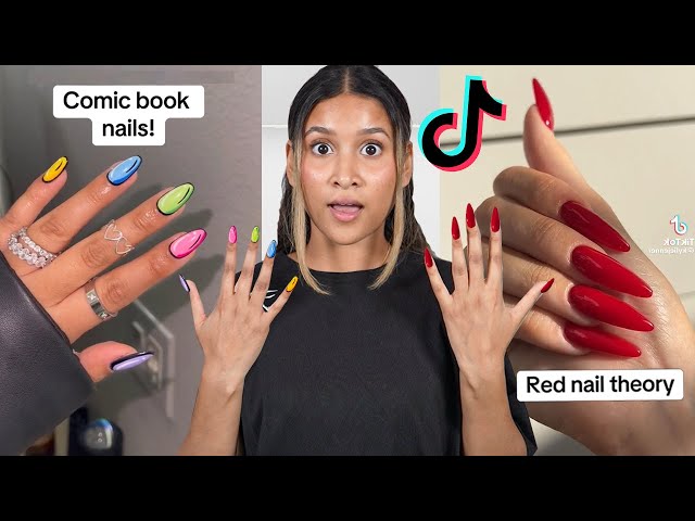 I Recreated VIRAL TikTok Nails