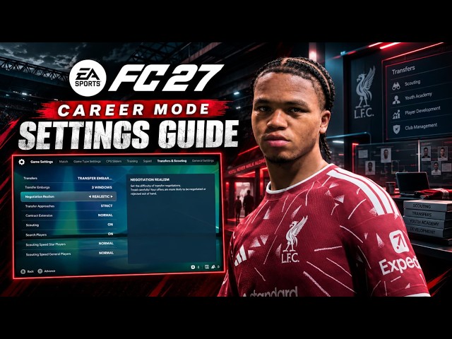 How To Set Up FC27 Career Mode — The Best Setup For Realistic Saves