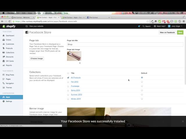 Add your Shopify store to Facebook