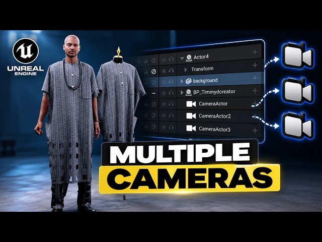 How to Set Up Multiple Cameras in Unreal Engine 5 & Render