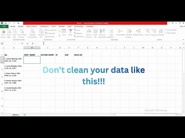 Fix messy data in seconds! 😲