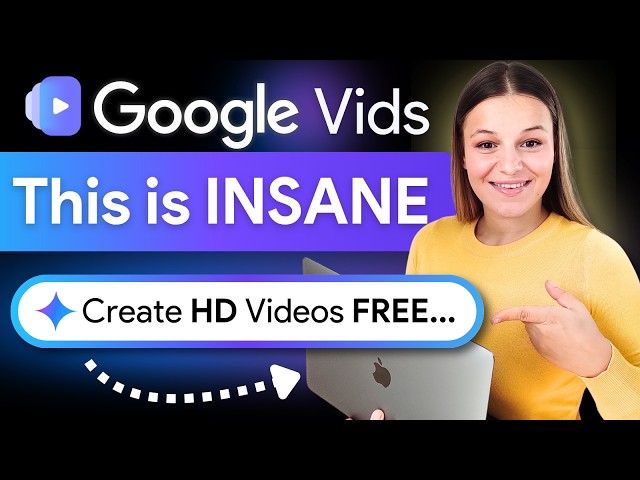 Google's NEW AI Video Editor Is INSANE 🤯 (Google Vids Full Tutorial - Workspace)