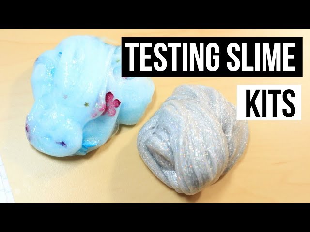 Testing $5 Slime Kits! Holographic and Glitter Mermaid Slime Tutorial