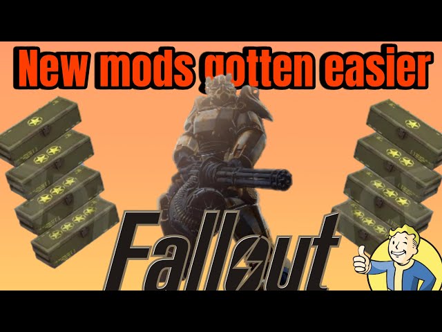 Fallout 76 best way to get the new mods i.m.o