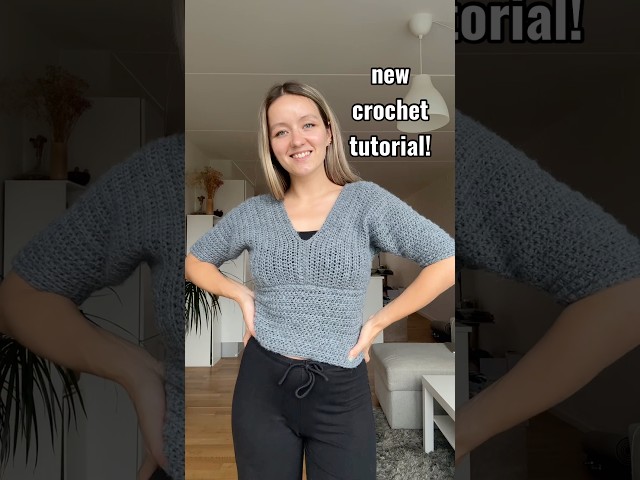 Say hi to my new crochet top!