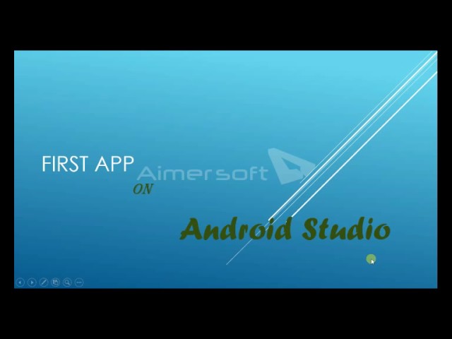 Lecture 2 Android First App Hello World
