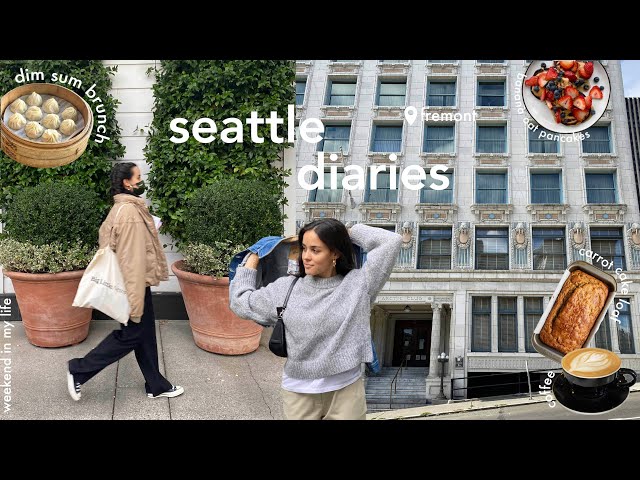 seattle diaries | cozy rainy days, bake with me + a work weekend