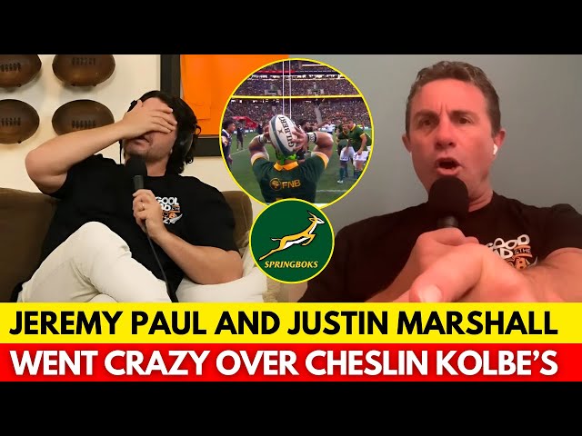 😱JEREMY AND JUSTIN LOST THEIR MINDS OVER WHAT KOLBE DID AGAINST THE ALL BLACKS! | SPRINGBOKS NEWS