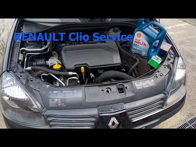 How to Service a Renault Clio 1.2
