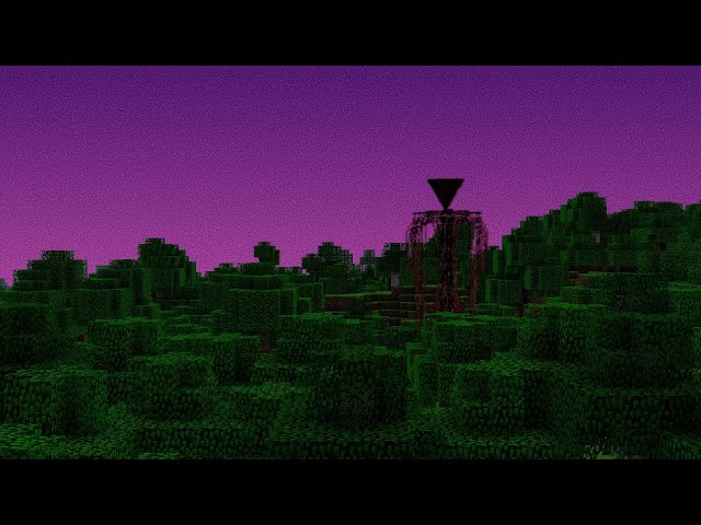 Spooky Scaries on a 2009 Minecraft Alpha Channel