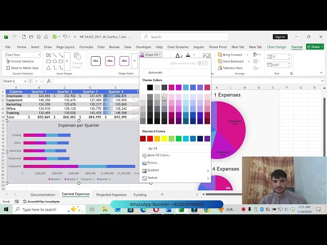 Sam Project 1b Excel Module 04 Analyzing and Charting Financial Data