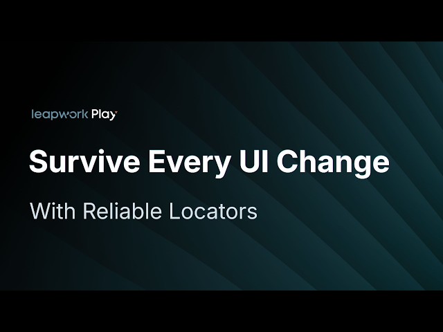 How to write Playwright locators that survive a UI refactor