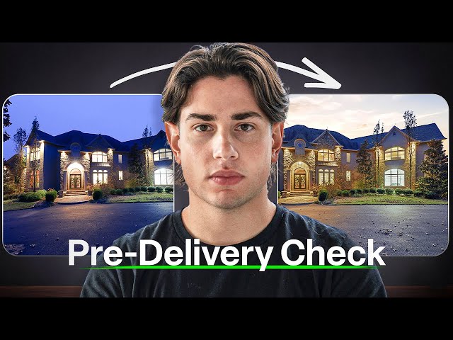 Pre-Delivery Checklist Real Estate Photos