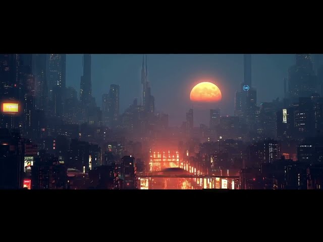 Full Moon * Atmospheric Cyber Jazz Ambient with Blade Runner Vibes