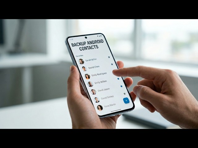 How to Back Up Android Phone Contacts