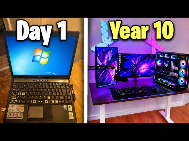 10 Year Gaming Setup Progression… ($300 - $10k)