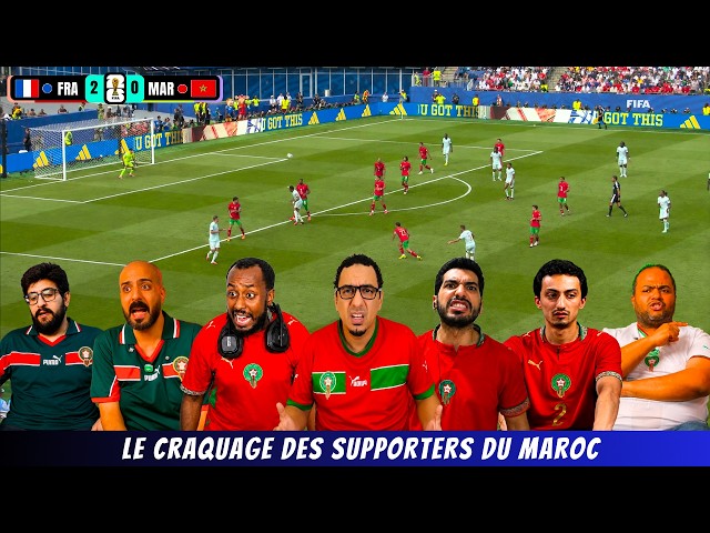 Réaction des Supporters Marocains | France 2-0 Maroc | La France en Demi-Finale ! 🇫🇷
