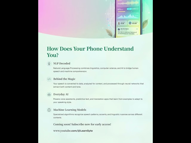 How Does Your Phone Understand You?