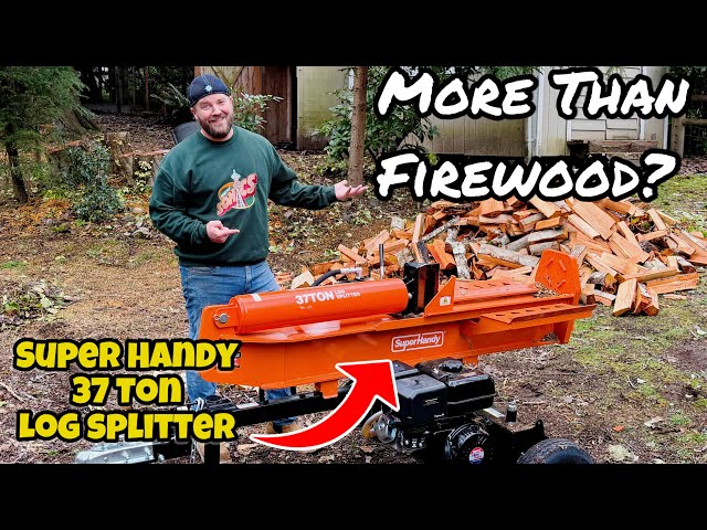 I Didn’t Get This Just For Firewood: Super Handy 37 Ton Log Splitter- Set-Up, Review, Applications 