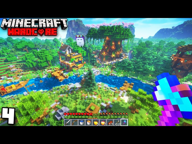 I Transformed a RIVER in Minecraft Hardcore!