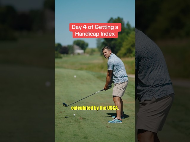 Is Jock’s handicap 🧢 or not? We’re officially finding out with the @United States Golf Association (USGA) #golf #usga #handicap