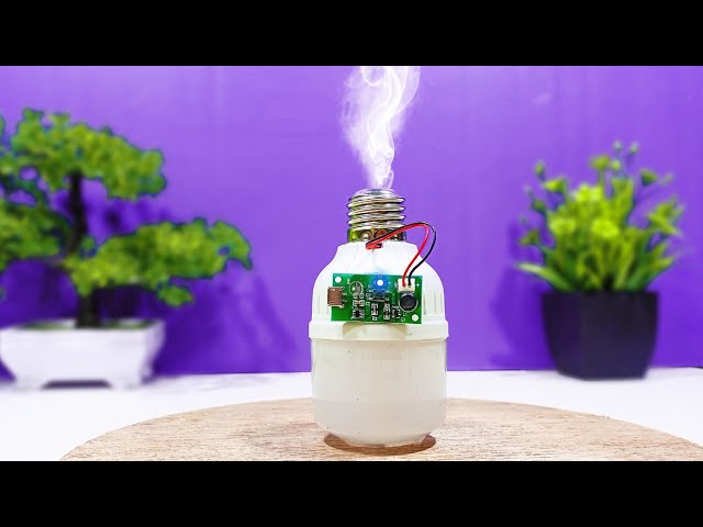 DIY Ultrasonic Mist Maker | Homemade Mini Humidifier | Smoke Machine | Fog Machine