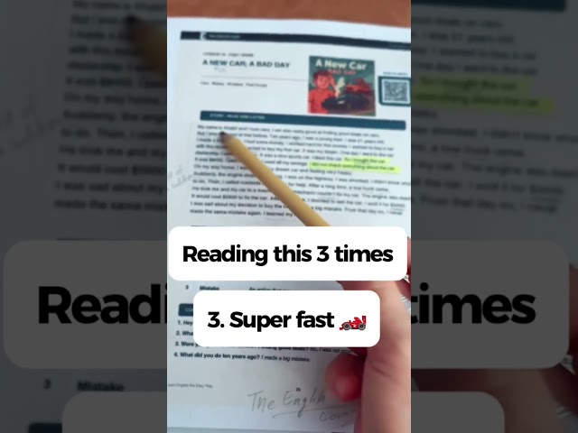 Reading super FAST in English 🏎️