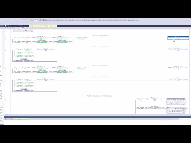 PLC program Explanation Video for a Powerflex 755 VFD
