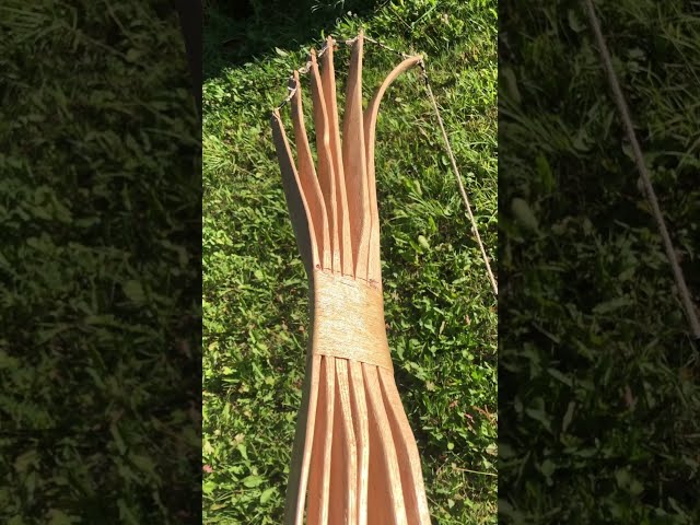 Unreal Homemade Wood Bow (6 Bows in 1!) #bowyer #archer #bowandarrow