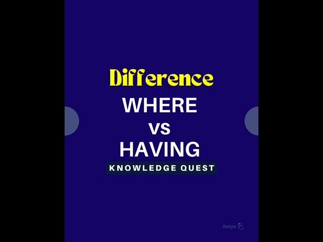 Interviewers will reject you if you don’t know this #sql  difference #interview #interviews #data