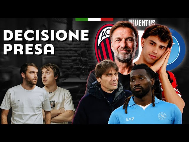 🇮🇹 JOÃO FELIX BOOM! KLOPP E LA JUVE, 8 MILIONI AL NAPOLI, 2 SCELTE MILAN…