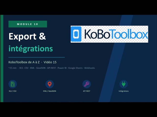 Exporter les données Kobo vers Excel et Power BI